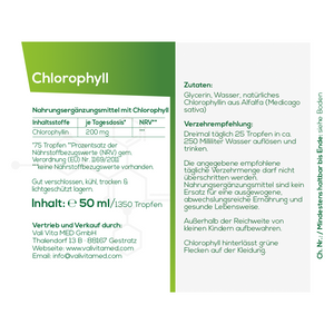 6 x Chlorophyll (1/2 jährliche Zahlweise KK)