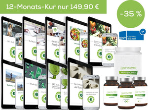 Schlaf gut + Zellverjüngung + Stoffwechsel Booster 12 Monate (monatliche Zahlweise RR)